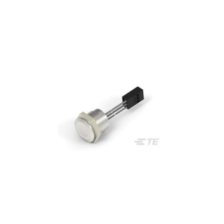 Te Connectivity Pushbutton Switch, Spst, On-Off, 1A, 24Vdc, Wire Terminal, Panel Mount 2342832-6
